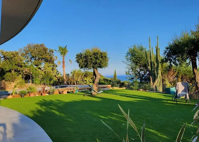 Panoramic Sea View Lägenhet Saint-Peïre-sur-Mer